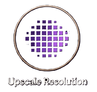 Upscale resolution