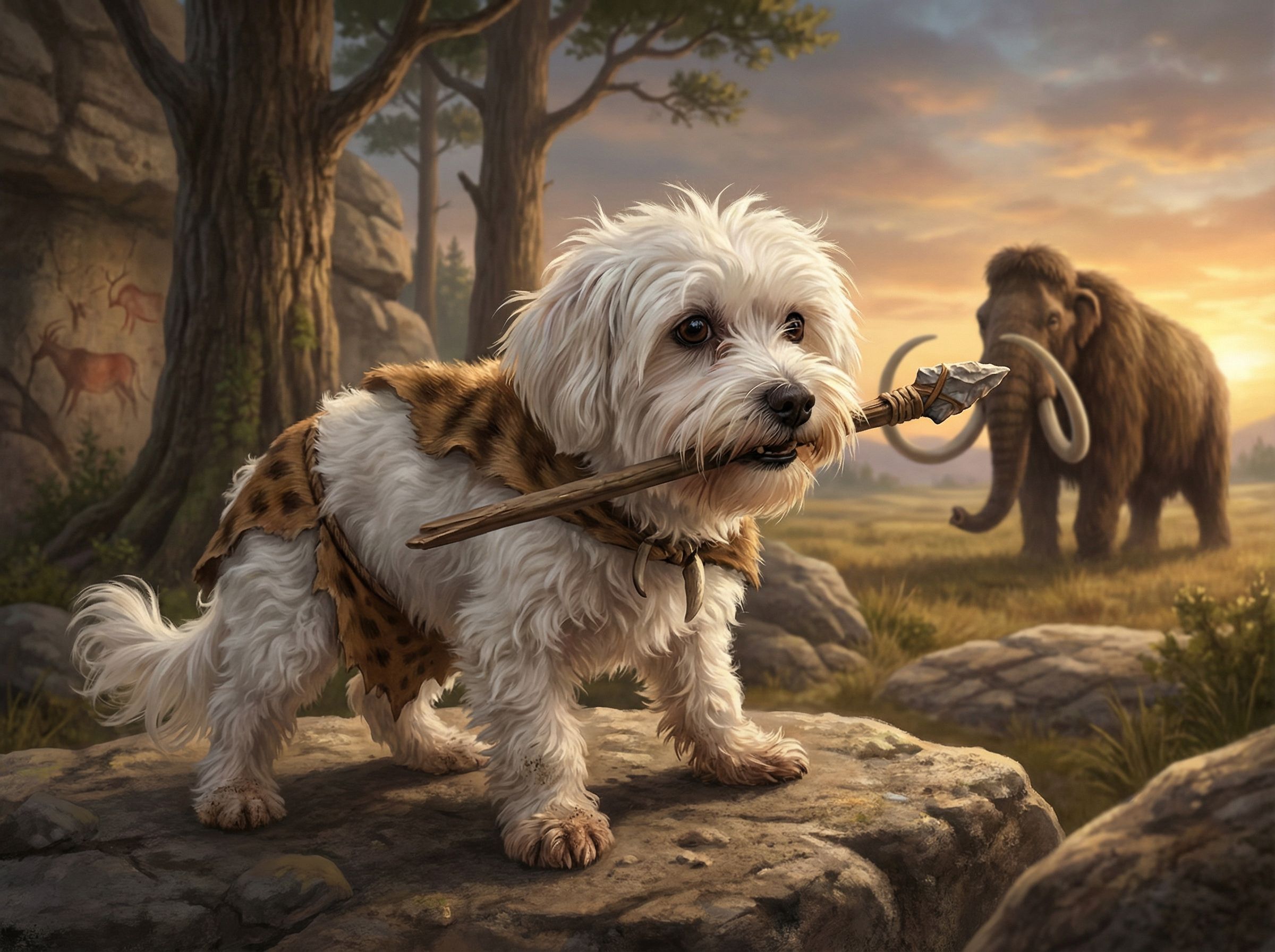 Pet portrait style